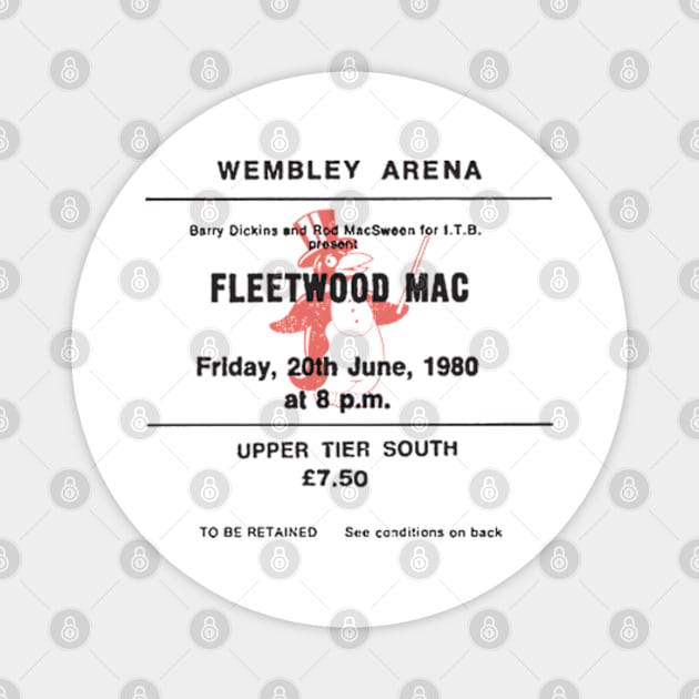 at wembley arena Magnet by psychedelic skull
